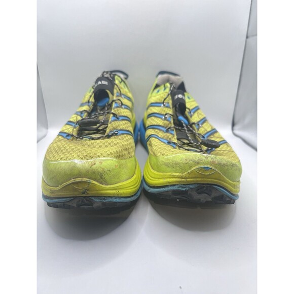 Hoka One One M Rapa Nui 2 Trail Running Shoes Men’s Size 11 F10014F Yellow Blue - Picture 4 of 7